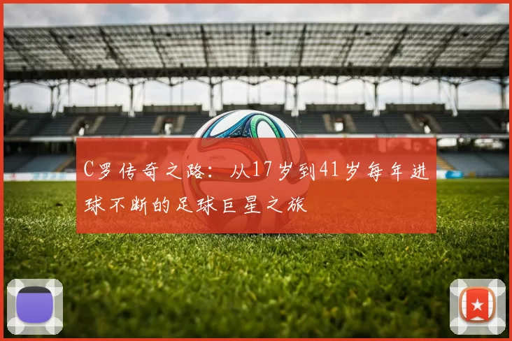 C罗传奇之路：从17岁到41岁每年进球不断的足球巨星之旅